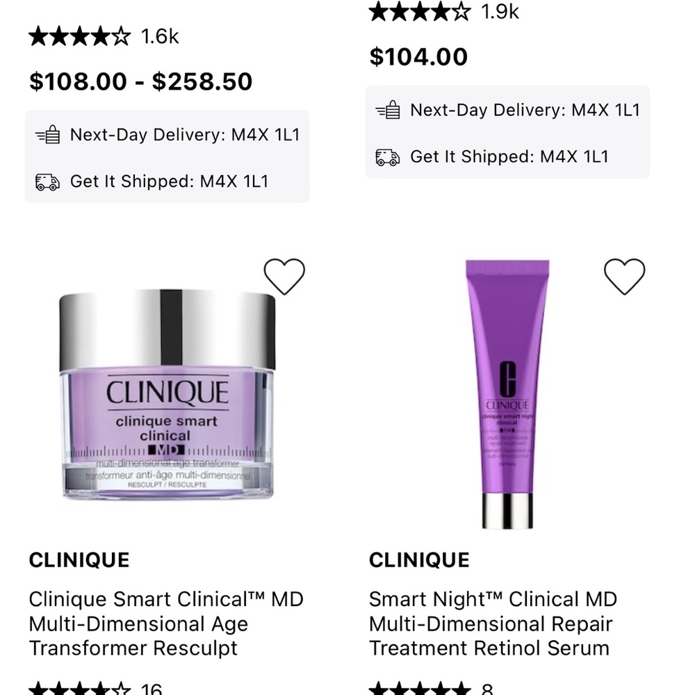 Clinique Smart Clinical MD Multi Dimensional Age Transformer Resculpt